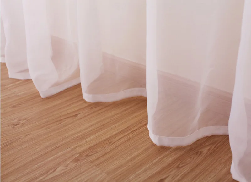2021 best selling solid color curtain Soft touch and ethereal tulle window curtains for bedroom