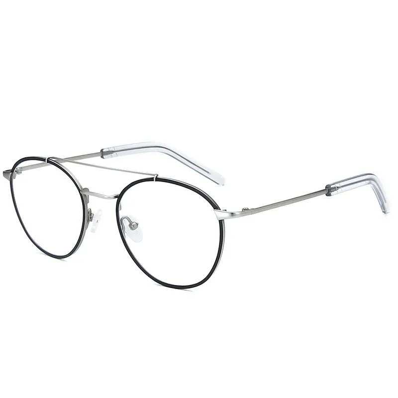 Wenzhou Shenzhen Supplier High end flexible vintage round acetate titanium optical frame glasses