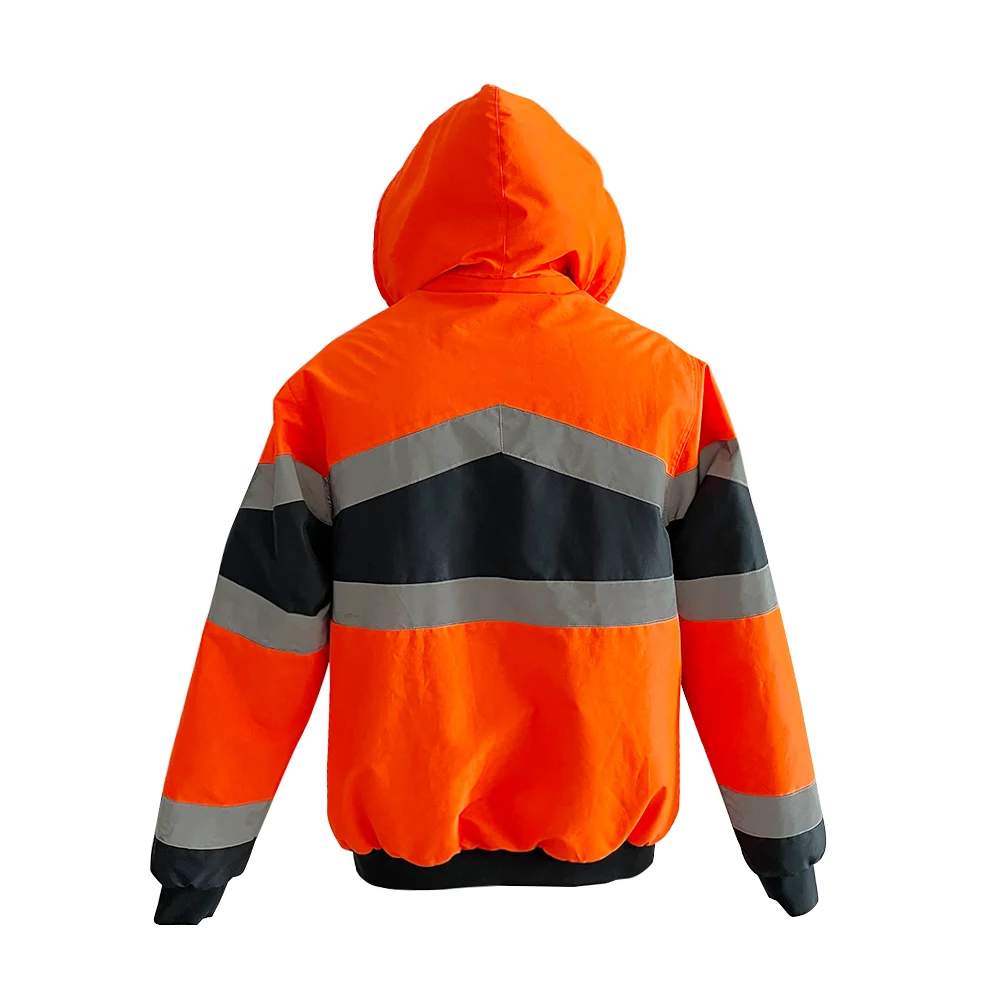 HCLITE Outdoor Construction Custom Winter Bomber Windbreaker Jacket