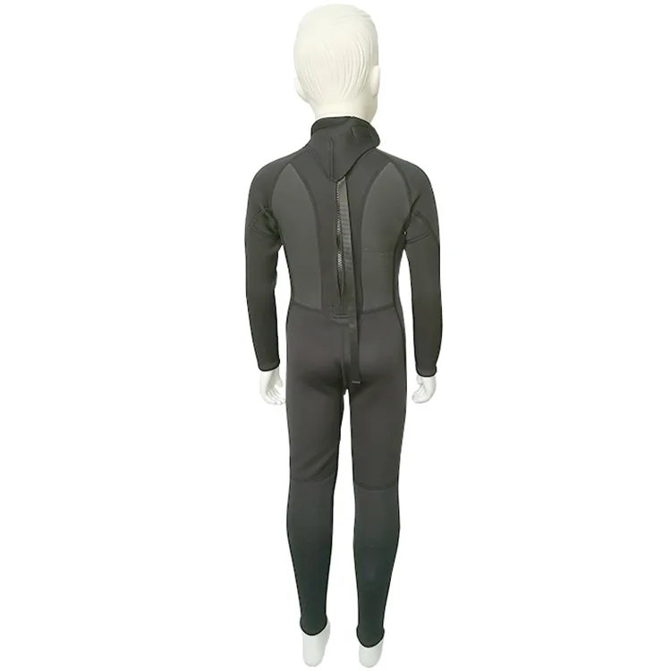 Wholesale Custom Logo Child 3mm Black 100% Neoprene Waterproof Wetsuit