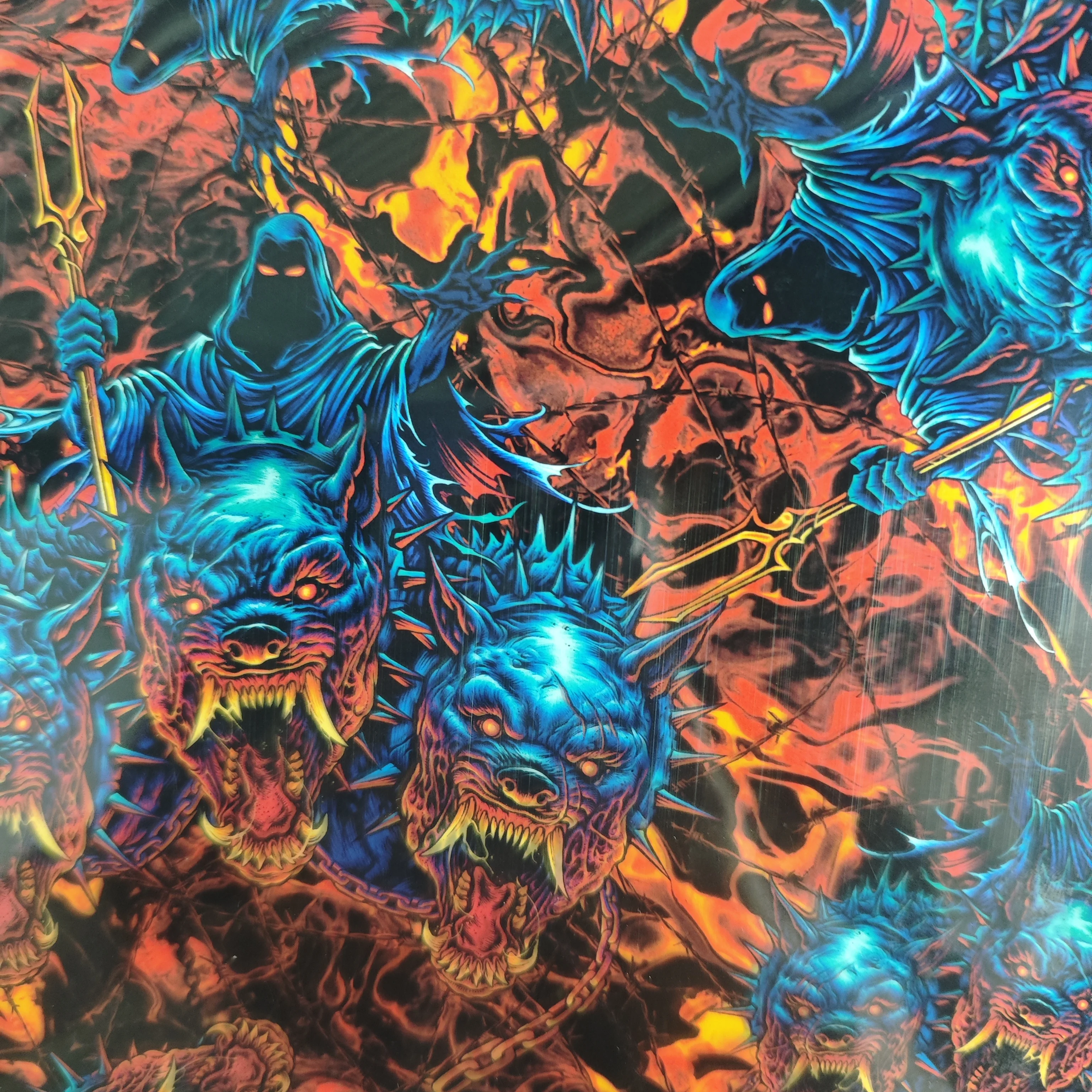 INK617 liquid image pva water transfer printing film, cubic hydrographics