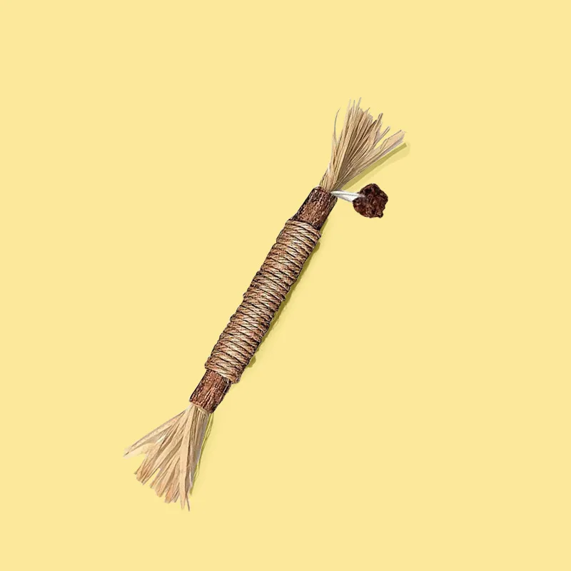 Natural Cat Chew Sticks Indoor Interactive Teething Chew Toys new cat toy grinding teeth clean teeth tartar fresh breath