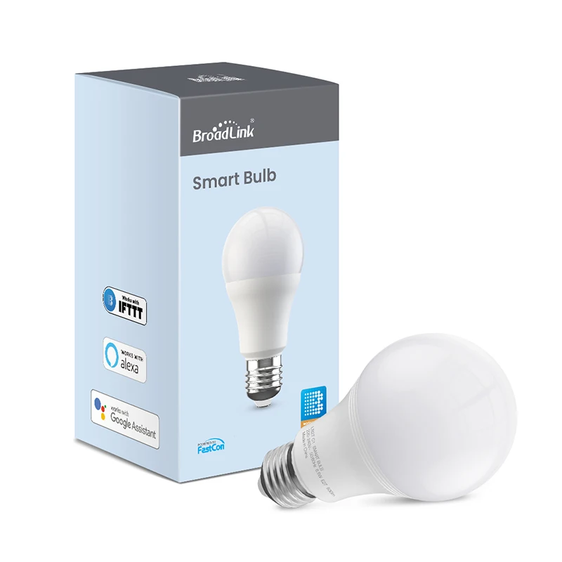 BroadLink Smart WiFi LED Bulb 6.5W Dimmable Compatible With Alexa and Google Assistant Smart Led Bulb
