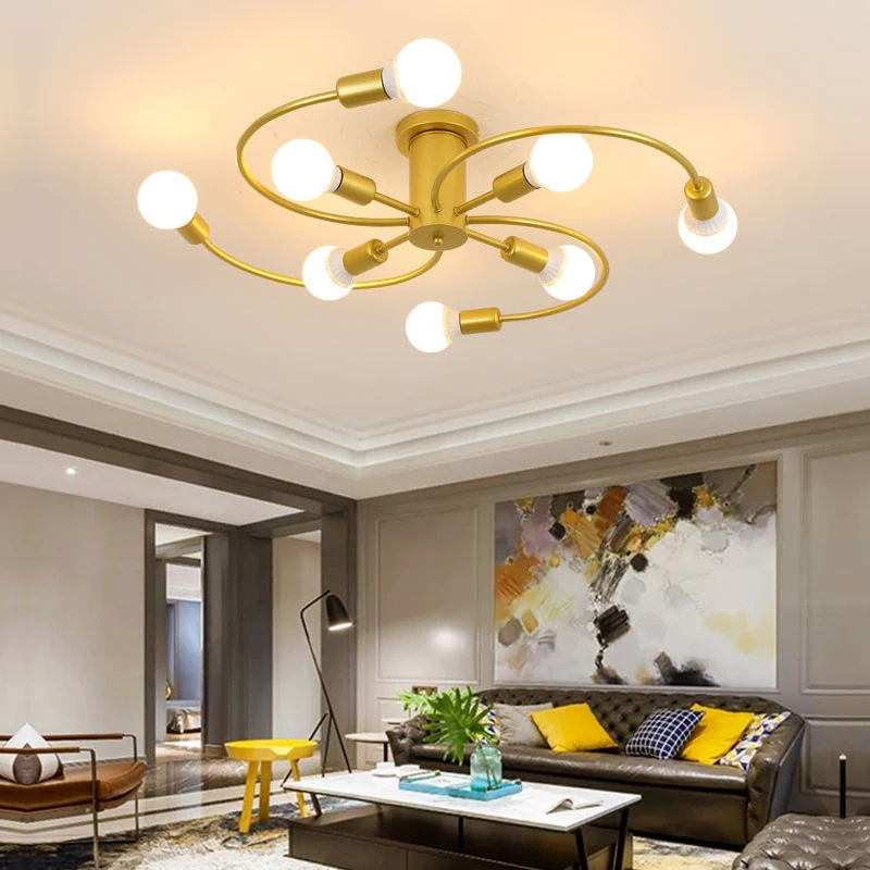 Nordic luxury living room home e27 LED modern chandelier restaurant ceiling decoration chandelier