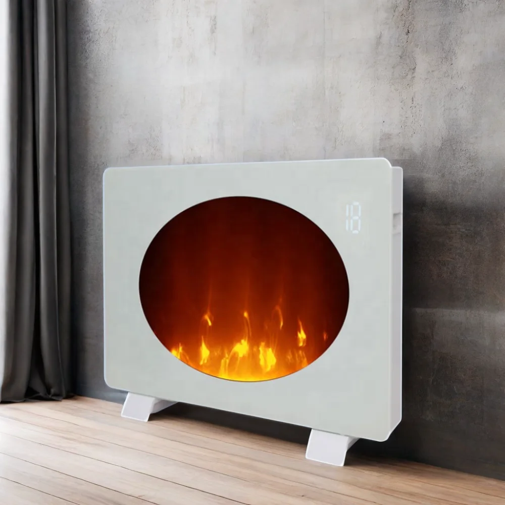 Hot Selling 2000W Electric Convector Space Heater Safe Safety Thermostat Freestanding Wall-Mounted Indoor Bathroom Garden