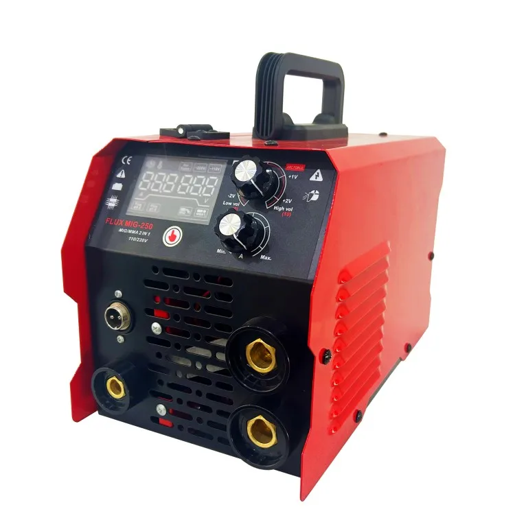 Bivolt 110/220 В maquina de soldar 3 в 1 MIG/MAG/MMA IGBT инвертор бесгазовый мини-сварочный аппарат