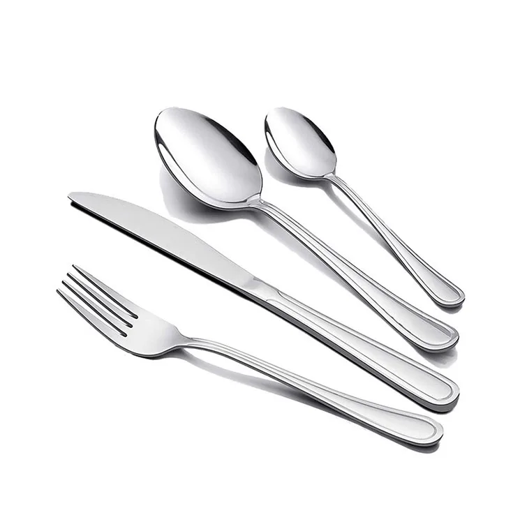 Modern Stainless Steel Spoons Forks Knives gifts Reusable Silverware Stainless Steel Cutlery