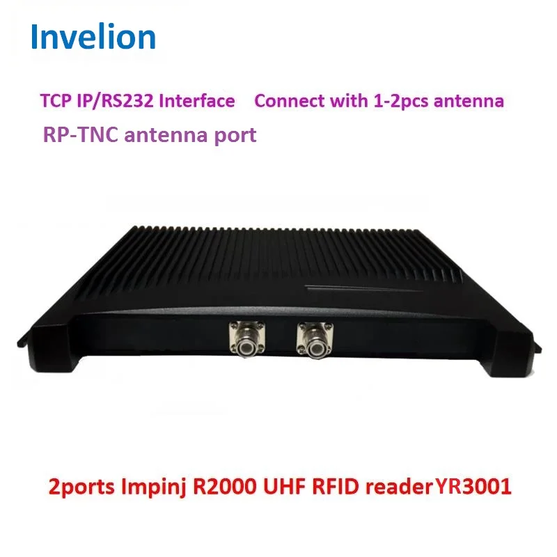 12 портов дальнего радиуса действия UHF RFID фиксированный считыватель TCP IP RJ45 с антенной высоким коэффициентом усиления для системы управления