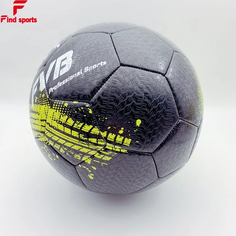 
2020 newest tire leather street football promotional soccer ball with logo printed for training 