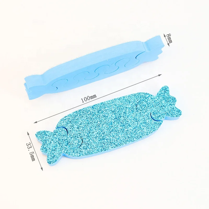 Фабрика Ziri поставляет инструменты для дизайна ногтей красочный блеск конфеты форма EVA носок сепаратор