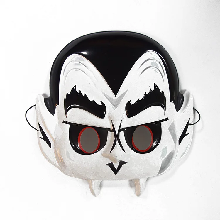 Wholesale Custom PVC Dracula Vampire Mask Cartoon Image Halloween Party Cosplay Mask