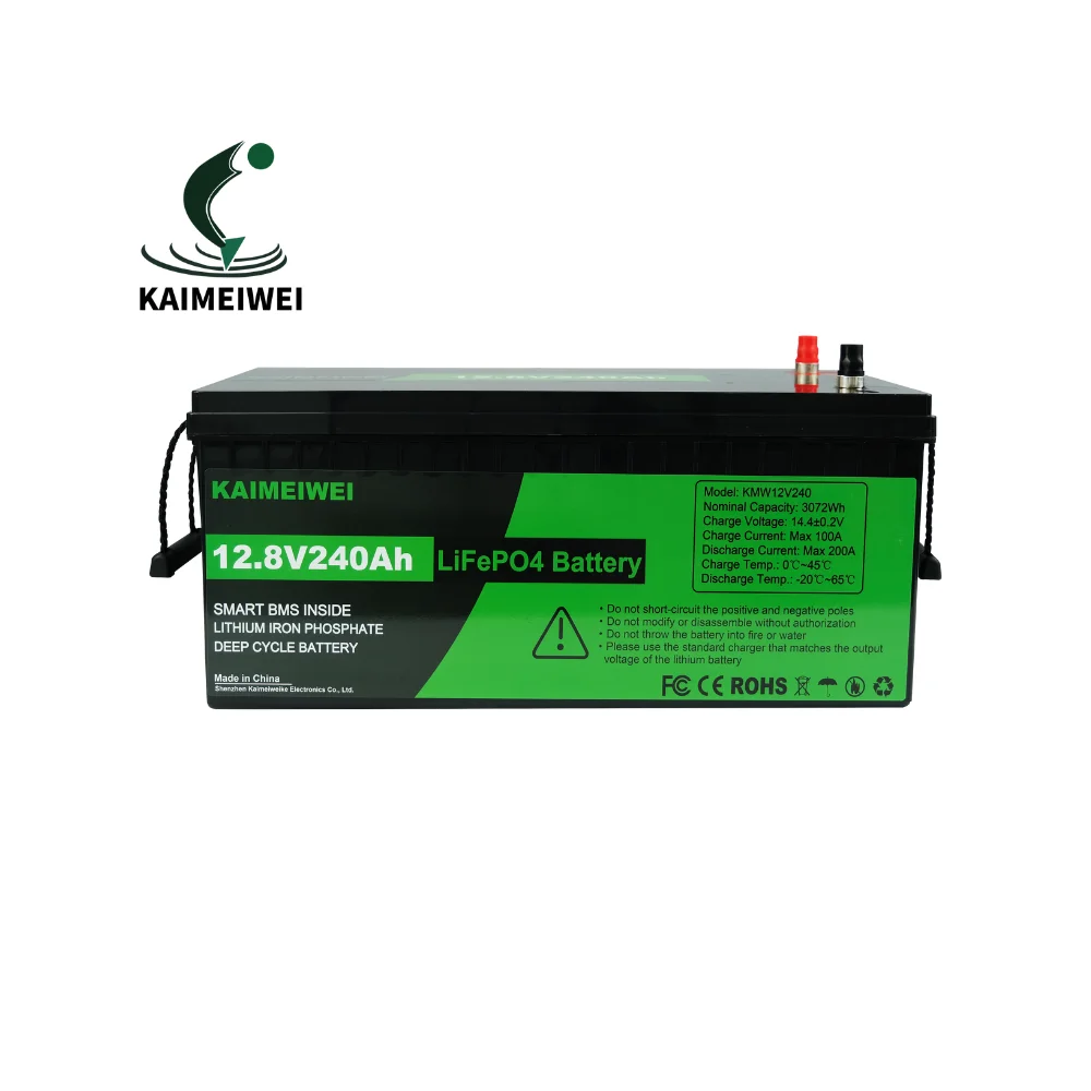 Lithium-Ion Batteries for RVs Marine Use  Campers Stocking 12V 12.8V 24v 100Ah 150Ah 200Ah 240Ah 300Ah LiFePO4 Phosp Batteries