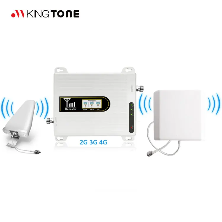 70dB трехдиапазонный сигнала мобильного телефона 3g 4g lte сотовый ретранслятор B2 B4 B5 бустер amplificador de уплотнение celular 850 1900 1700/2100