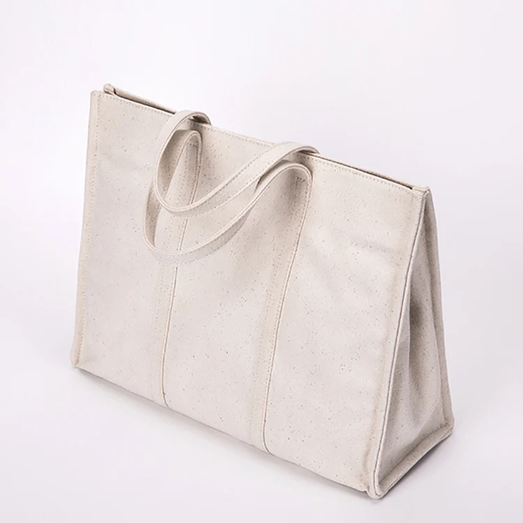 Side Pocket Camo Craft Blank Canvas Tote Bag For Sublimation