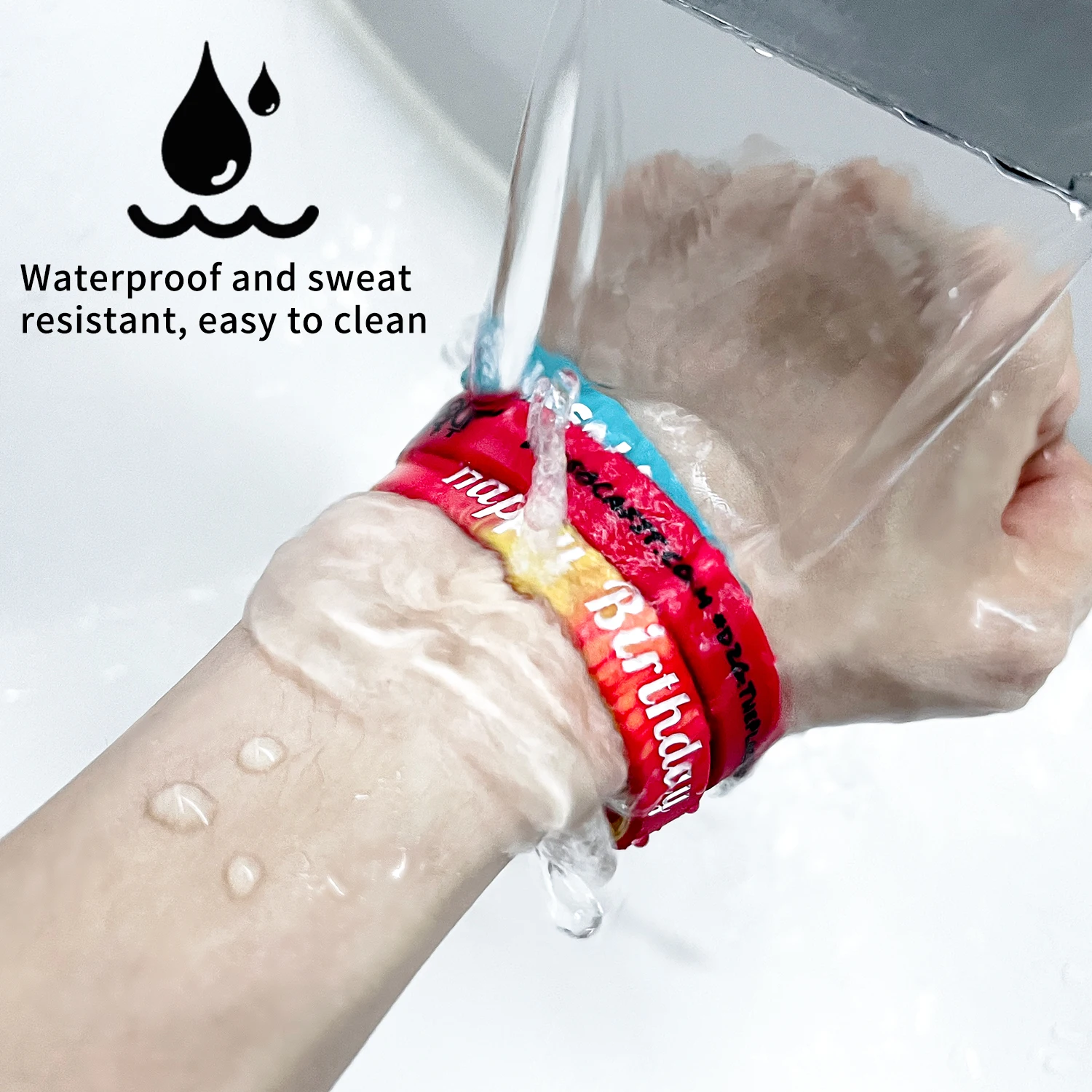 New Letter Silicone Bracelet Customized Fashionable Creative Environmentally Friendly Silicone Wristband