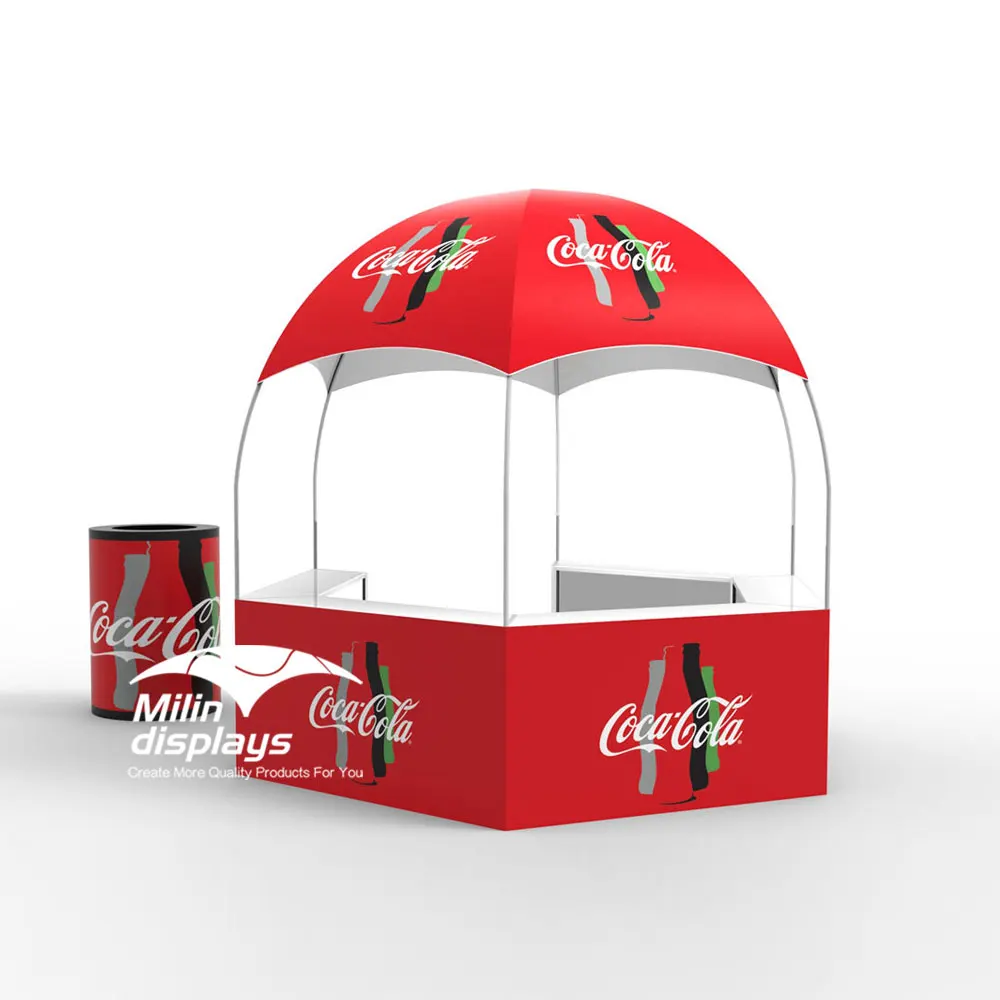10ft Hexagonal Kiosk Dome Tent Trade Show Tent Outdoor Food Tents For Promotion Event
