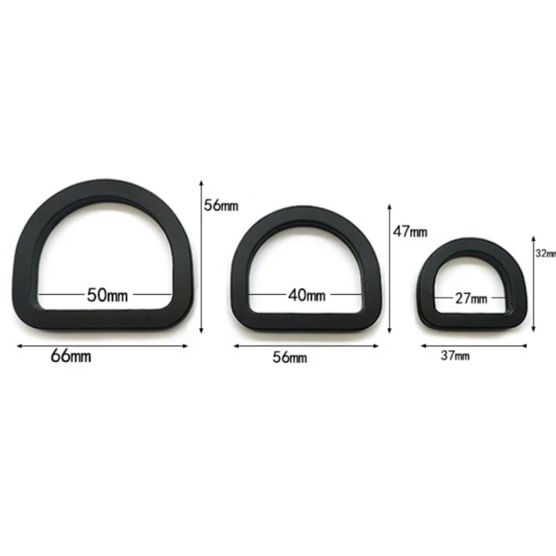Customized 27/40/50mm Inner Diameter Quality D Ring Snap Hook Adjustable Straps For Dog Leash Sports Backpack Adjustment Buckle