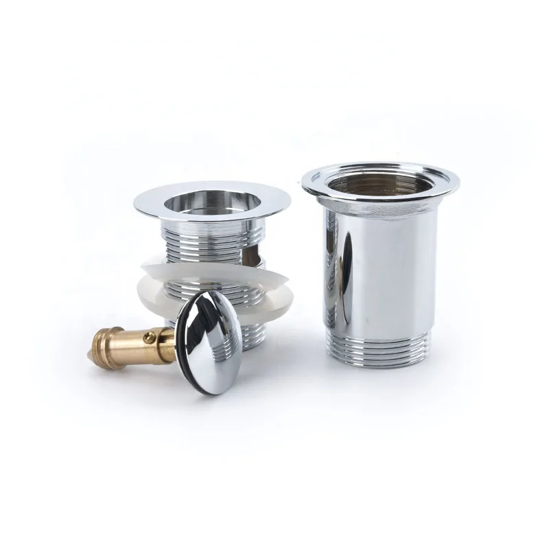Kitchen Chrome Pop up Waste Sink Drain Strainer for Bathroom