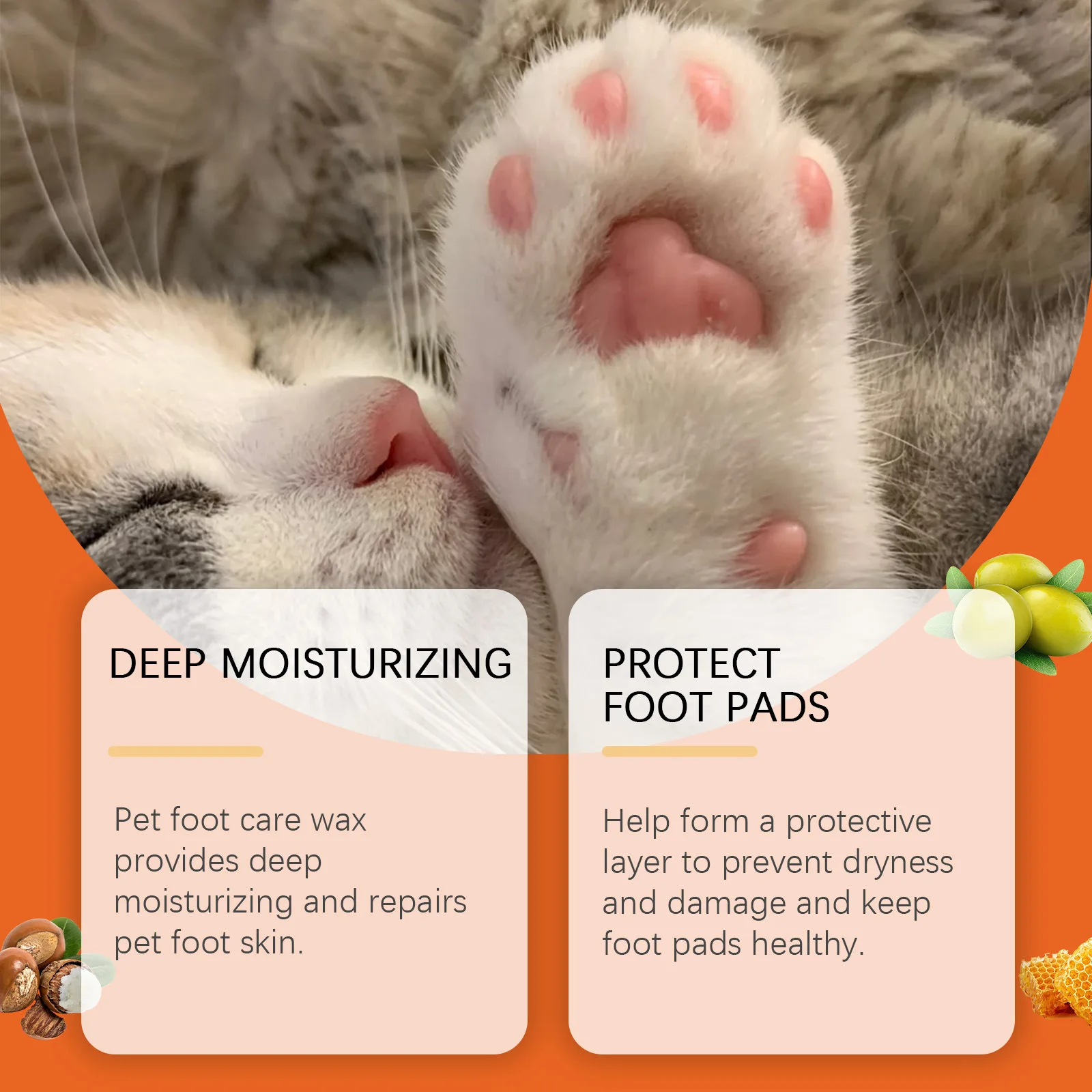 Pet Moisturizing Paw Balm Pet Foot Moisturizing Care Anti-cracking Soft Foot Paw Balm