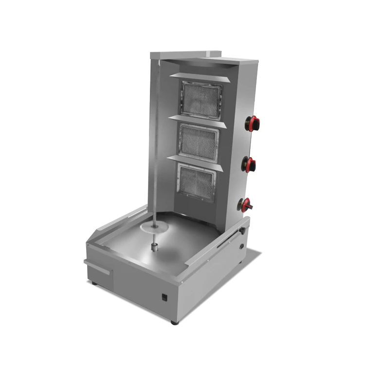 3 burners shawarma Gill machine Gas/Electric shawarma Doner Meat grill machine for sale BBQ GRILL