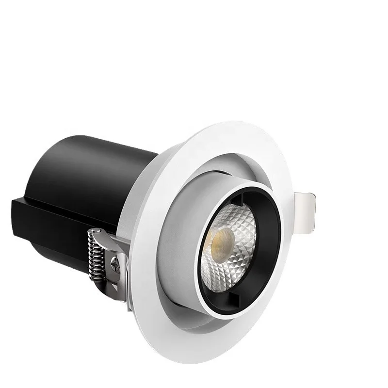 stretch adjustable led recessed spotlight 6W 2x6W 3x6W 4x6W 12W 2x12w 3x12w 25w 2x25w 3x25w pull out cob adjustable down light