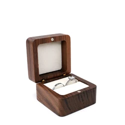 Bulk in sale wedding small boxing ring wooden jewelry ring box