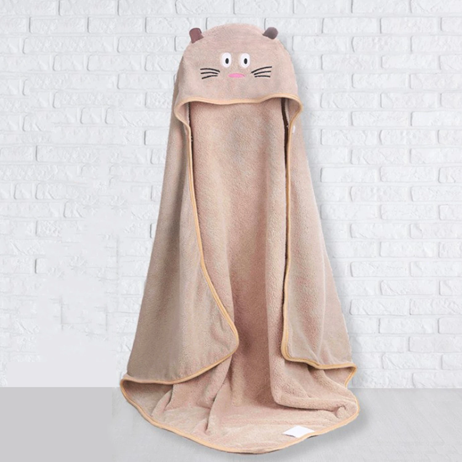 
wholesale microfiber drying baby hooded surf towel poncho 