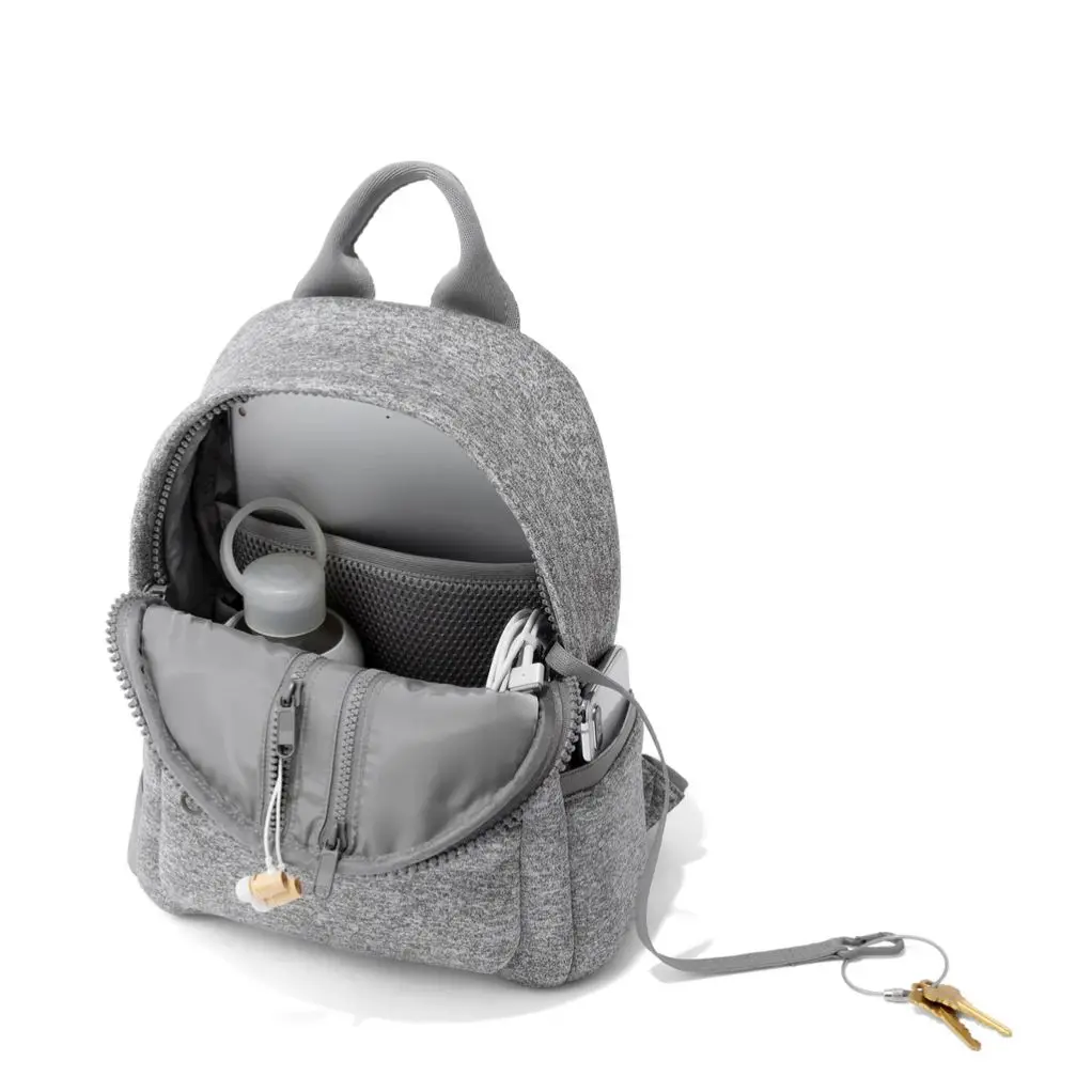 Manufacturer Custom With Logo Soft Fashion Casual Ultralight Small Mini Travel Waterproof Rubber True Neoprene Backpack
