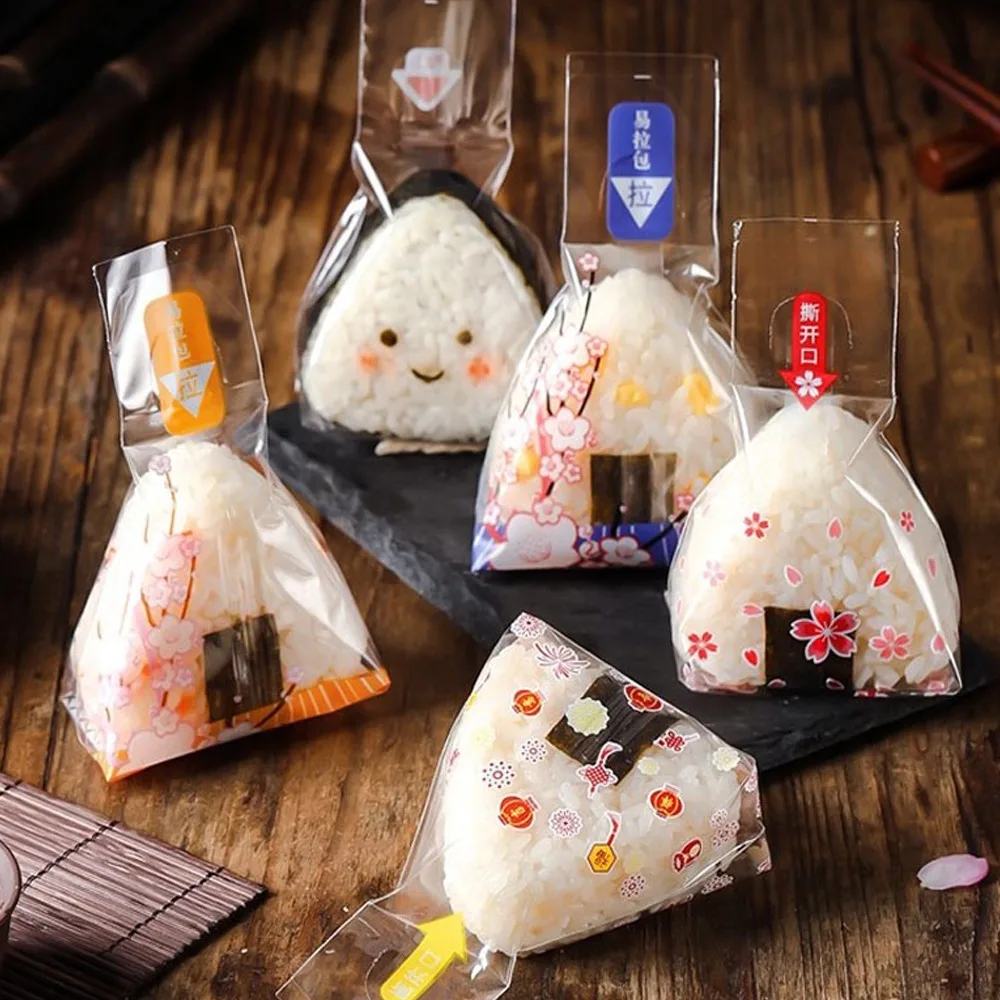 onigiri wrapper japanese rice triangle ball sushi onigiri wrapper onigiri plastic bag