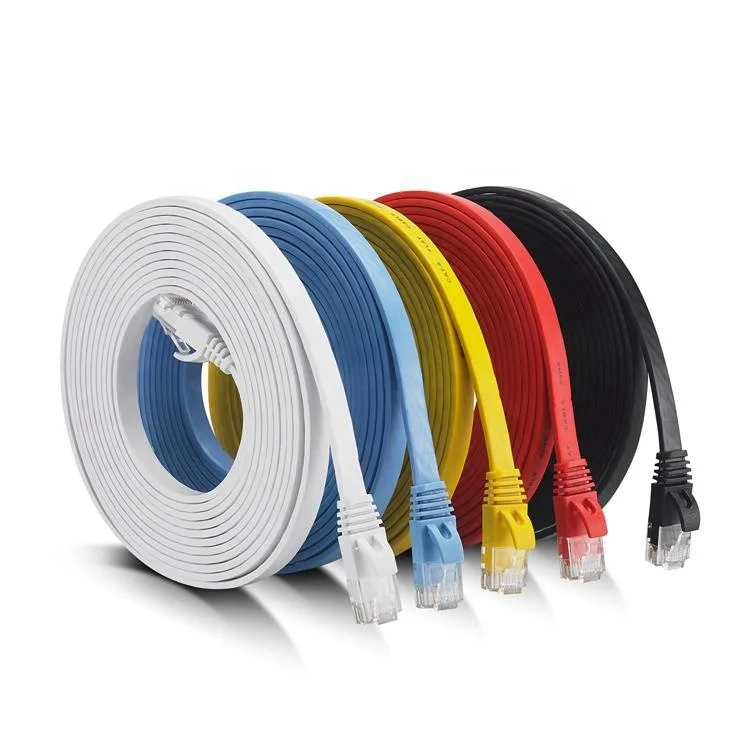  Free Sample Ultra Slim Flat UTP cat 6 cat6 Patch Cable 8P8C RJ45 Ethernet