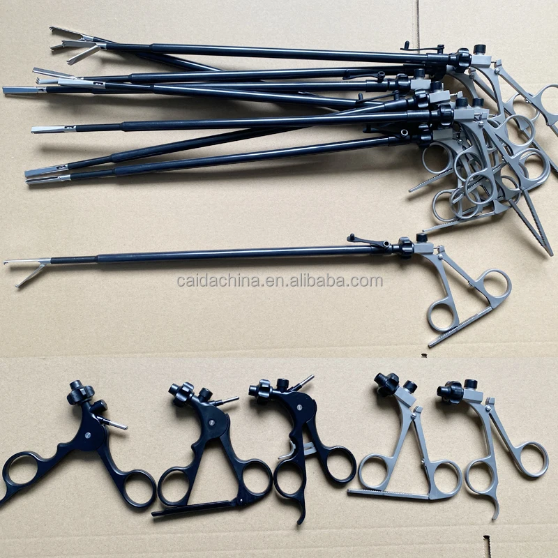 Direct manufacturer laparoscopic instruments OEM medical parts,different type forceps head/ handle
