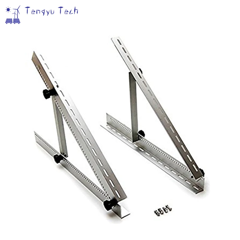 Solar RV foldable portable bracket off-grid system aluminum alloy bracket for components 100w 150w 250w