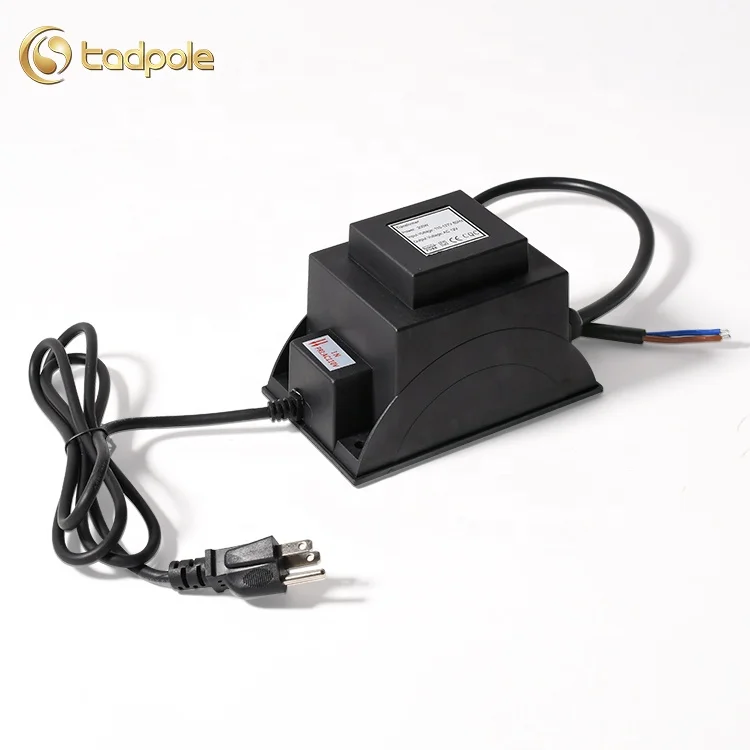 Outdoor Ac 12V 24V Low Voltage Lighting System Input 110V 220V Swimming Pool Light Transformer Power Adapter Waterproof