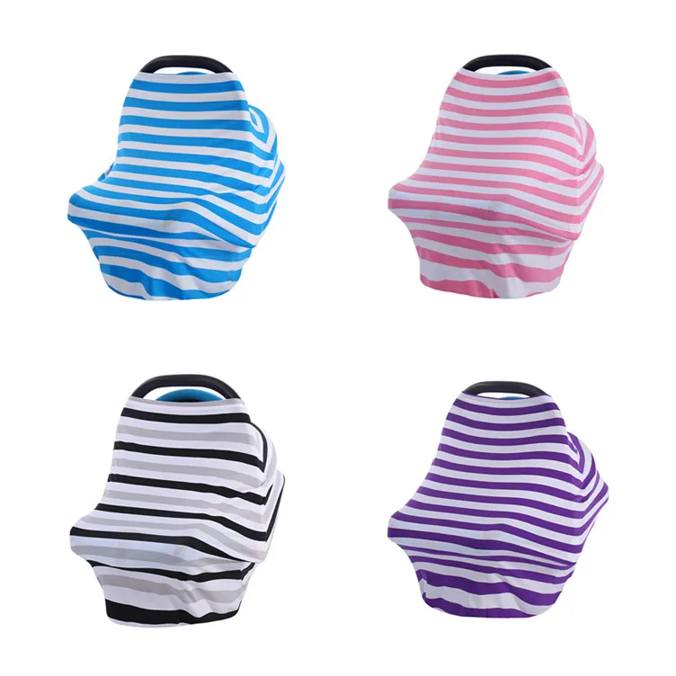 Детское сиденье, навес, дышащий и мягкий чехол для грудного вскармливания, Классический Полосатый Узор, чехол для кормления