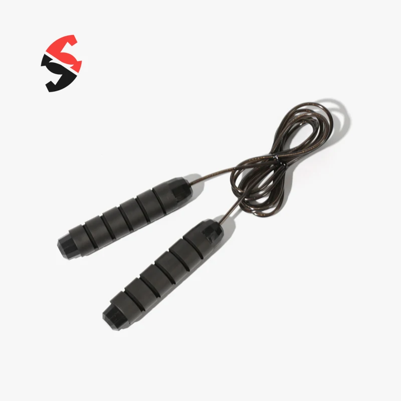 Adjustable Home Fitness Heavy Duty High Speed Jump Rope Skipping Rope With Ball Bearing