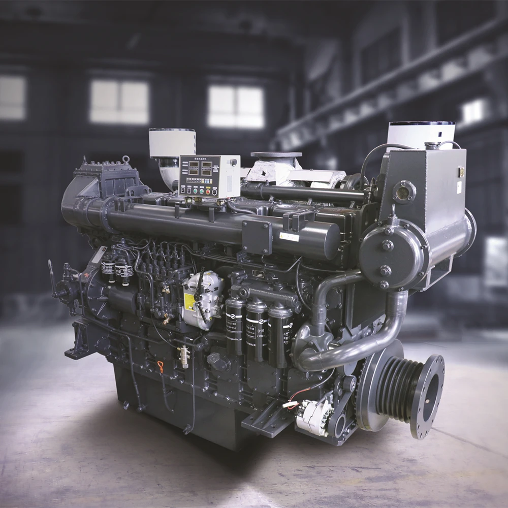 made in china CCS IMO II 4 stroke 320hp 1500rpm SDEC G128ZLCa2 new marine diesel boat inboard engine