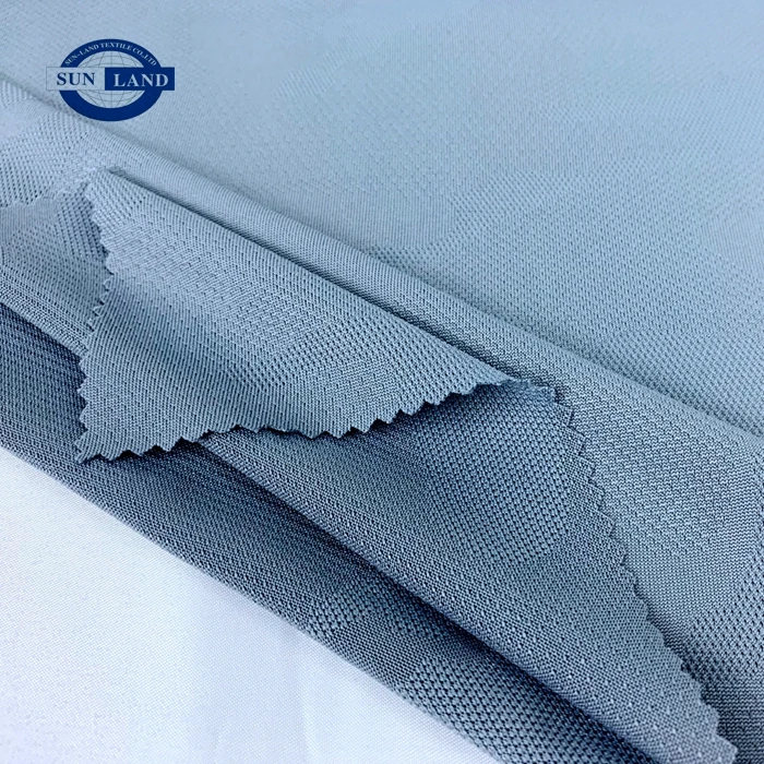 custom solid dye casual men fashion polo shirt clothing 100 polyester jacquard knit mesh fabric