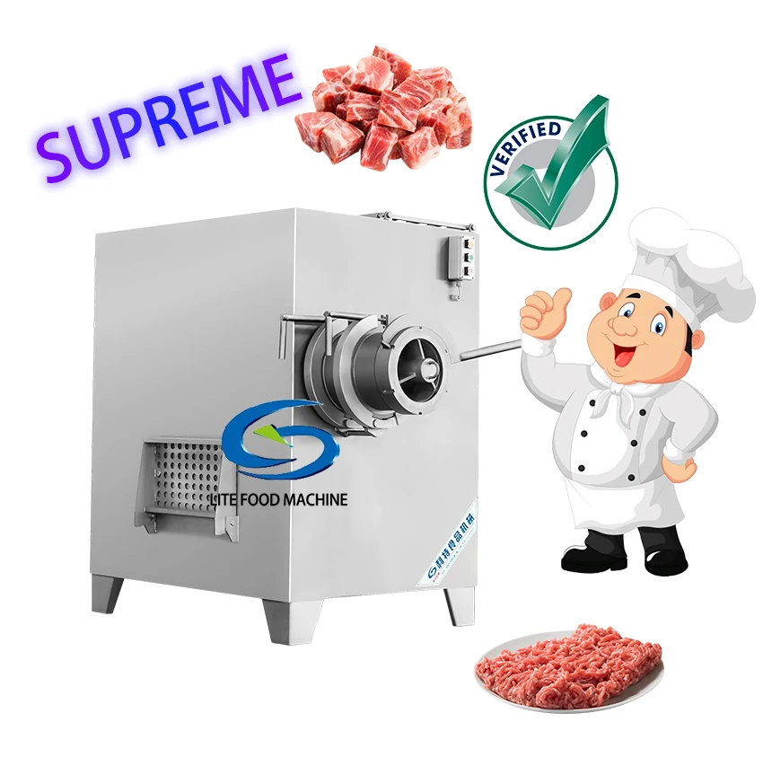 Duck Skeleton Large Industrial Frozen Meat Block Grinder Mince Mincer Machine For Cattle Bone