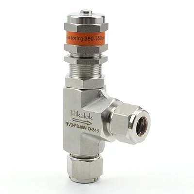 swagelok type Hikelok manufacturer manual override handle safety valves adjustable high pressure stainless steel relief valve