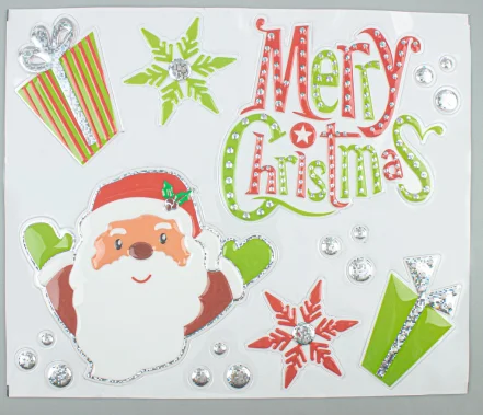 Factory price hot sale children cartoon stickers cartoon  3D stereo stickers for  christmas decoration