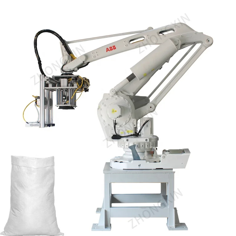 Automatic packaging machine Palletizer robot cement bag production line