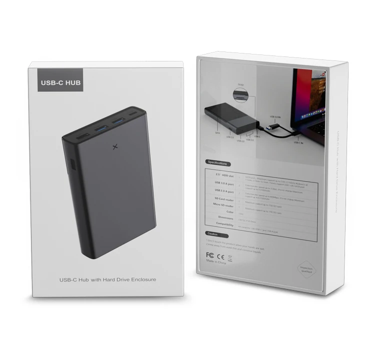  Внешний жесткий диск MC30 SSD SATA USB3.1 Type C 2 5 дюйма USB3.0 USB hub для Apple M1 HDD корпус 15