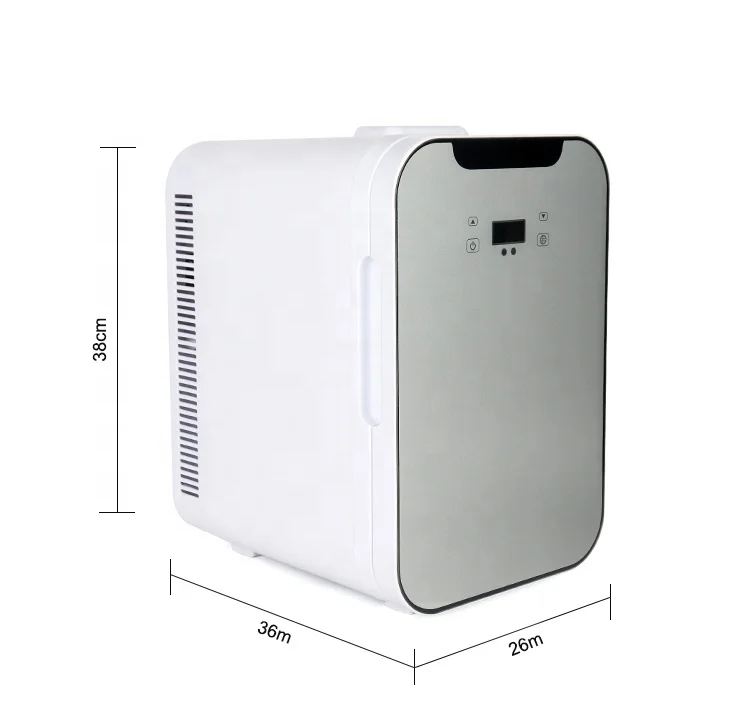 Compact Refrigerator Energy Star Single Door Mini Fridge with Freezer, 18L, silver