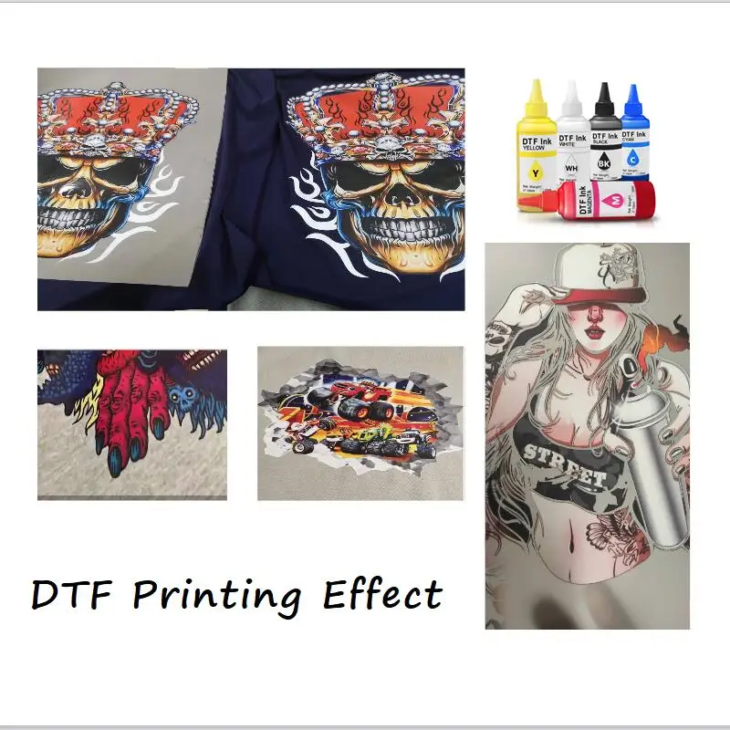 Ocinkjet Premium 250 ML Tshirt DTF  Ink For Epson PET Transfer Film Printing DX5 5113 L1800 L805 DTG Prier