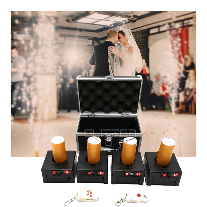 4 Cues Remote Control Pyrotechnic Cold Machine Firework Igniters System Special Effect Wedding Stage Fireworks Firing System