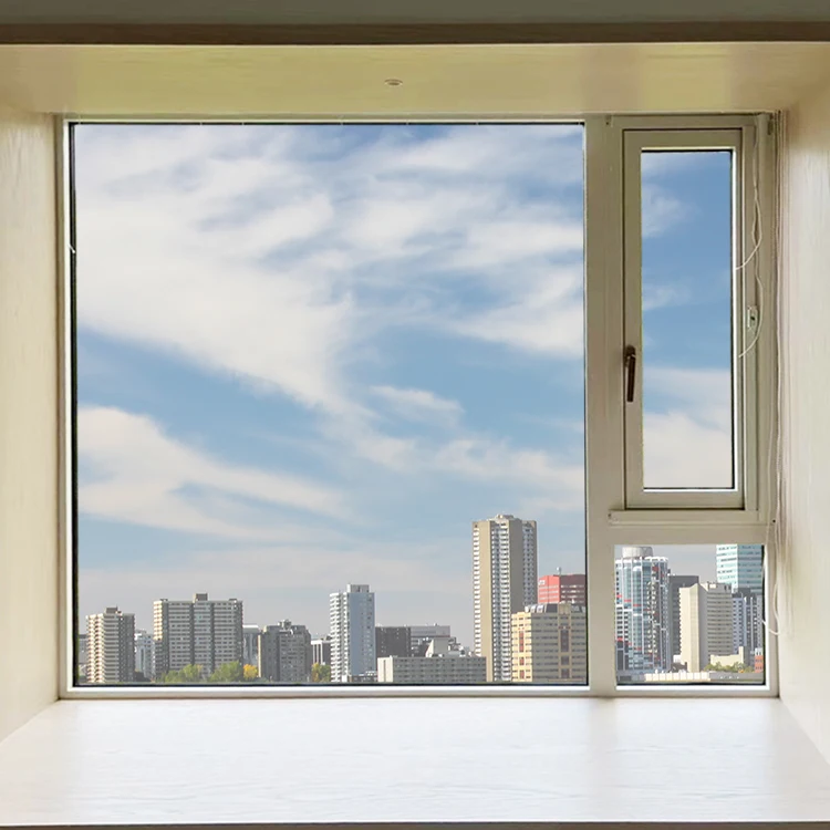 Custom Made Commercial Grade Modern Aluminium Tilt Turn Casement Windows With Double Glazed Tempered Glass