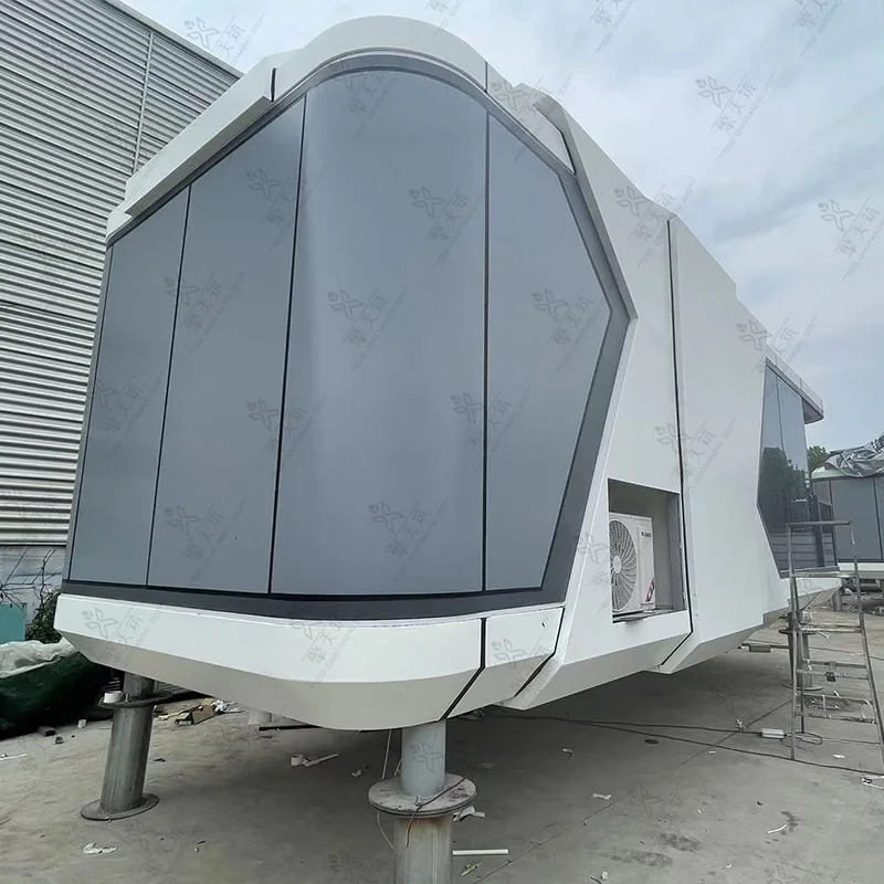Modern Movable Camping Cabin Villa  Luxury Prefabricated Capsule House Hotel Sleeping Pod supplier