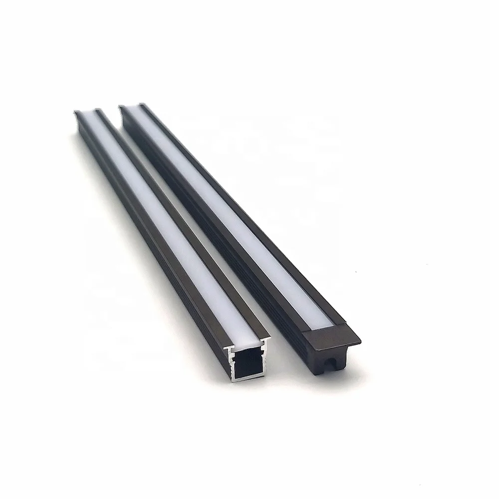Custom Led Strip Light Aluminum Profile 10*10mm Recessed aluminum led profile for stairs lighting with commercial led grow light