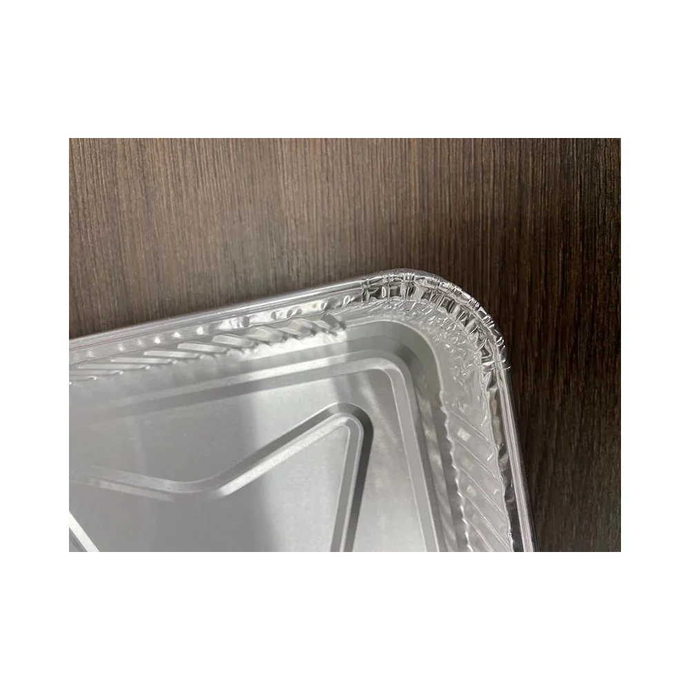
Wholesale Slivery Kitchen Use Food Grade Aluminum Foil Container 