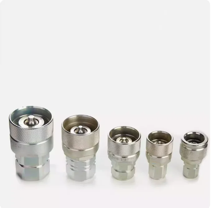 Screw lock high pressure hydraulic quick coupling excavator quick release fitting